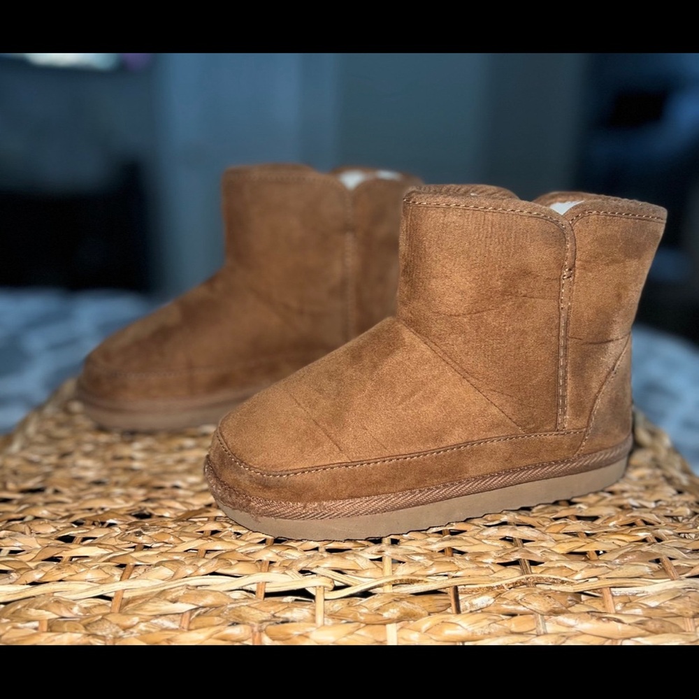 Kids Brown Ankle Boots Size 12